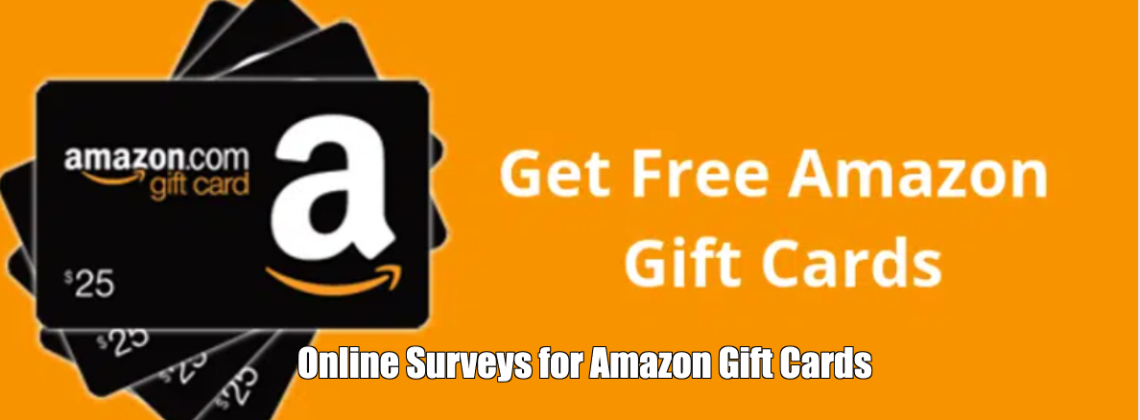 Take Online Surveys for Amazon Gift Cards