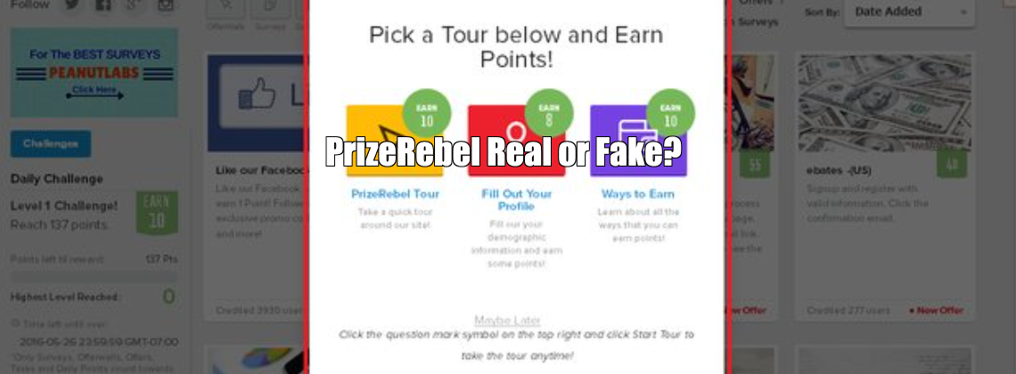 PrizeRebel Real or Fake?